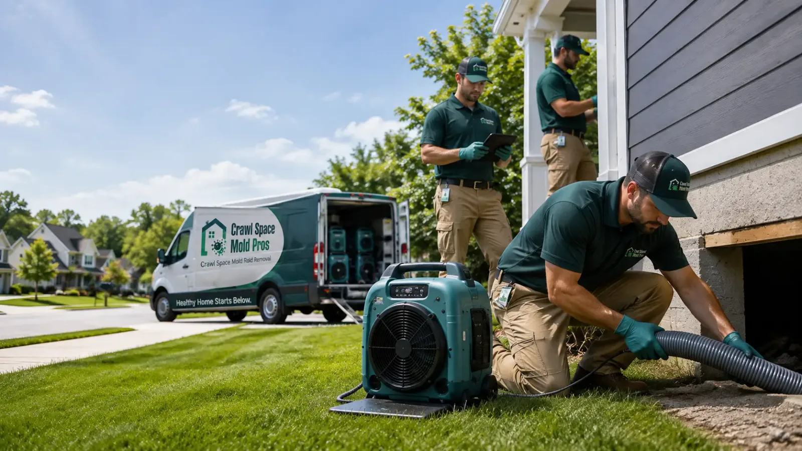 Crawl Space Mold Removal in Brillion, WI